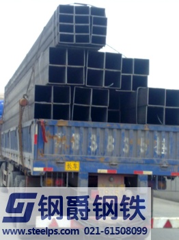 上海钢爵方管整车待发湖南长沙